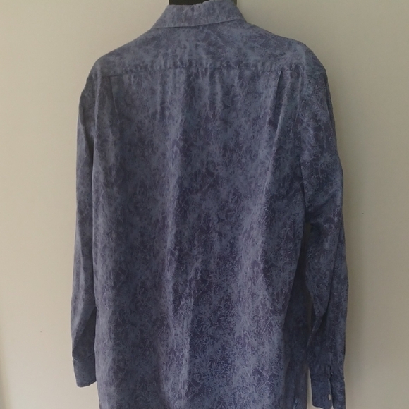 Daniel Cremieux Blue Casual Button Down Shirt  L - Picture 2 of 8